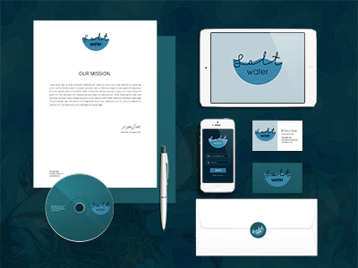 Saltwater Ident branding identity logo design logotype