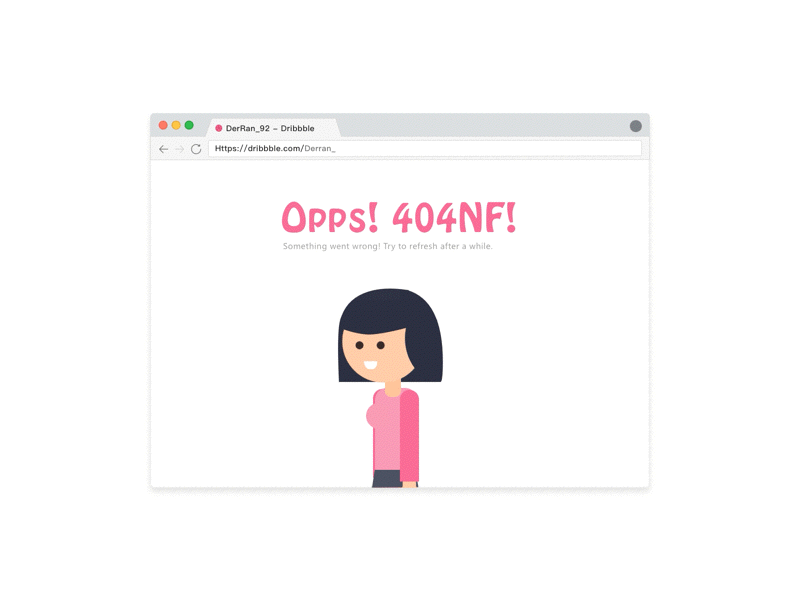 404nf plus 404error 404nf 404page aniamtion animate dribbble gif principle