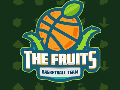 Basketball Team Logo_THE FRUITS logoillustrationbranding