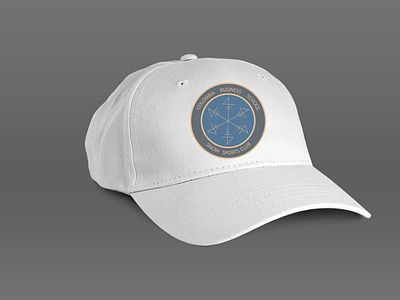 sports logo on cap