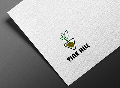 Vine hill Brand identity logo branding graphic design logo