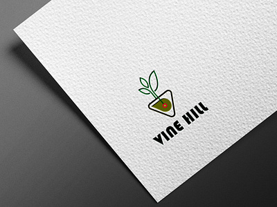 Vine hill Brand identity logo