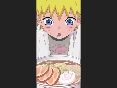 Naruto anime graphic design illustration kid naruto ramen vector