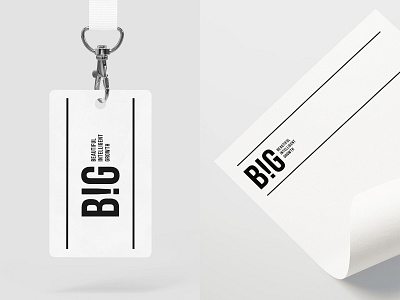 BIG agency badge big brand branding company firm letterhead logo logo designer logotype marketing new york