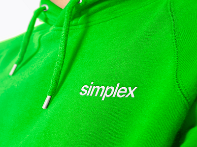 Simplex brand branding clean cloth gradient green hoodie identity kharkiv logo logo designer logotype minimal new york texture type ukraine usa vector white