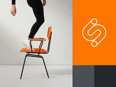 Scherbak – logomark design brand identity branding emblem furniture graphic design letter mark minimal monogram s logo