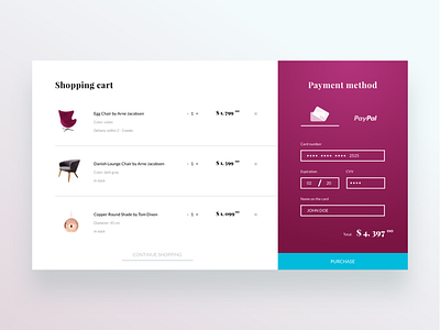 Credit Card Checkout Irinadakota checkout credit card credit card checkout dailyui002 form