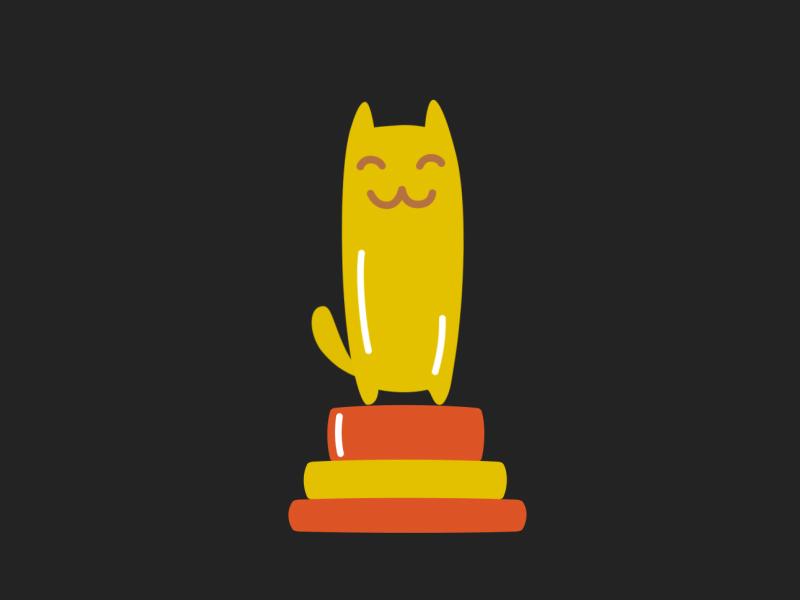 Product Hunt Golden Kitty Awards award cat cool crello gold hunt statuette