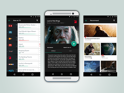 TV App android app design material