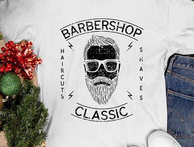 barber shop classic animation graphic design ui