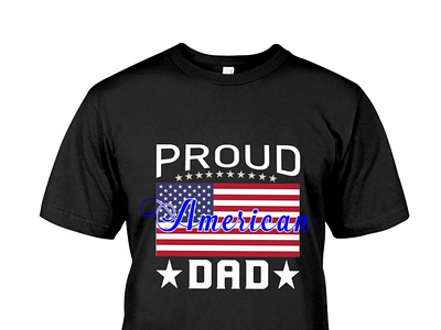 Proud American Dad 4th July Shirt Classic T-Shirt