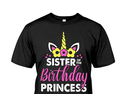 Sister Of The Birthday Princess 4th July Shirt Classic T-Shirt 3d animation branding graphic design logo motion graphics