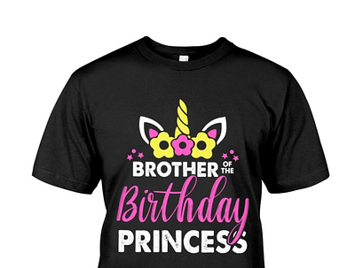 Brother Of The Birthday Princess 4th July Shirt Classic T-Shirt 3d animation branding graphic design logo motion graphics