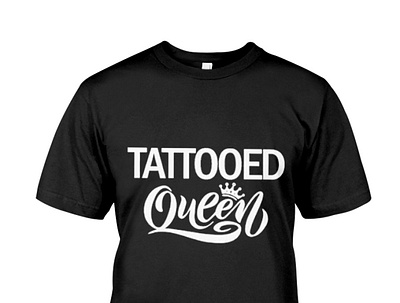 Tattooed Queen shirt Classic T-Shirt 3d animation branding graphic design logo motion graphics