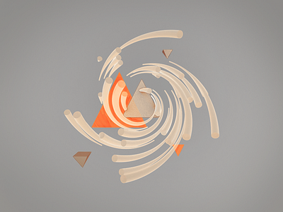 Abstract 3d abstract c4d cinema4d photoshop swirl triangle