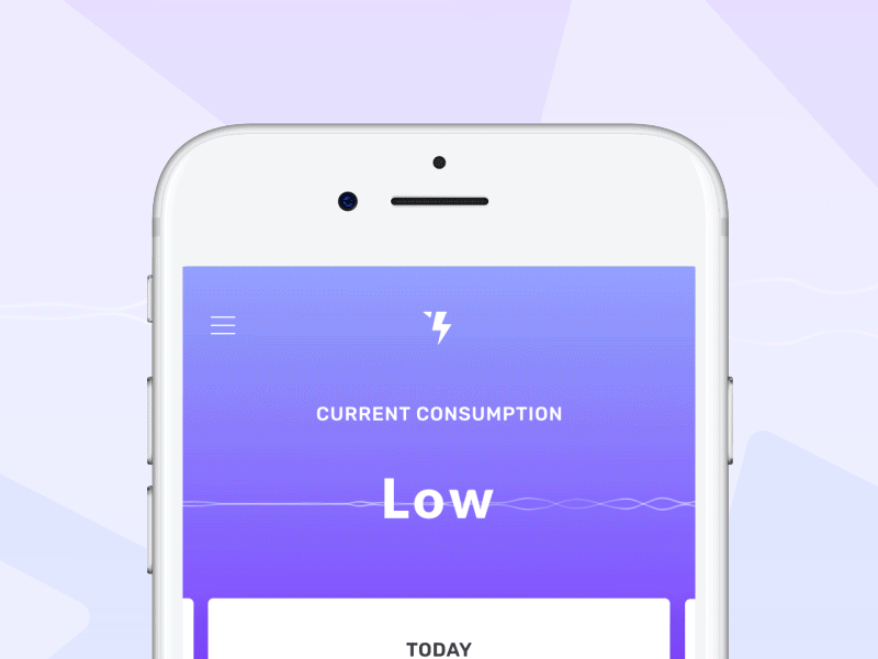 Consumption waves after effects animation app mobile ui waves