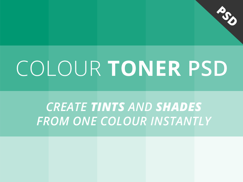 Free Colour Toner PSD colour colours tones tints shades psd download free useful
