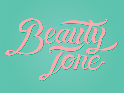 Beauty Tone Lettering elegant hand lettering script