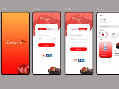 Fatmore app branding design ui