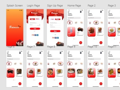 Fatmore Mobile App app branding design ui