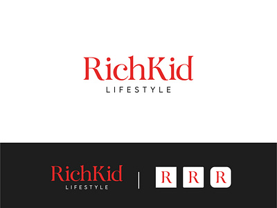 RichKid branding design graphic design lettering logo typography