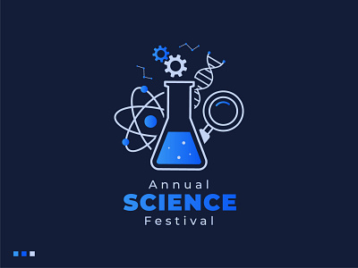 Annual Science Festival annual branding design festival graphic design logo science science festival