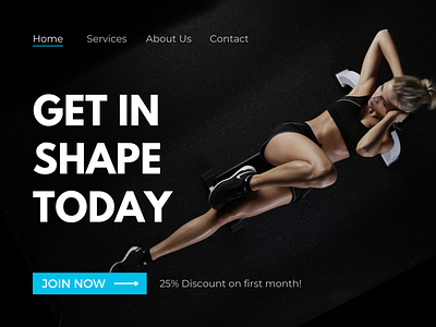 Modern Gym website demowebsite design graphic design ui ux websitedevelopment