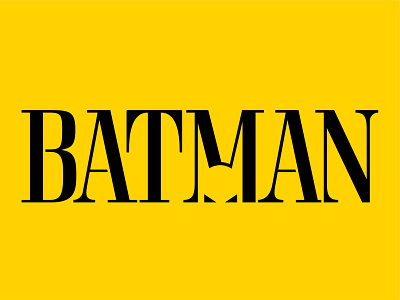 Batman 2021 typography experiment/logo idea