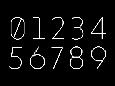 Pixelated "san serif" numerical experiments