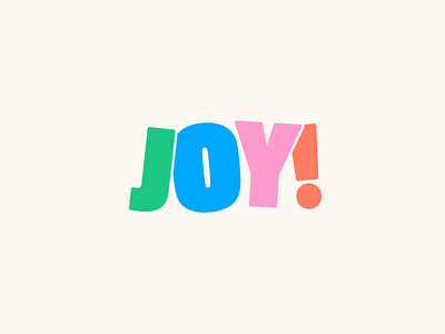JOY - animation exploration animation bend bounce brand brand identity branding colour palette colourful colourful logo design joy logo logo animation motion graphic motion graphics playful stretch typography vector