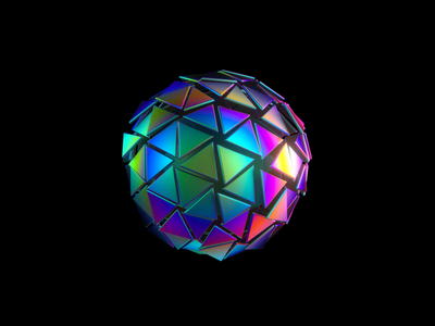 Orb 1/4 - VR branding animation brand identity branding cinema 4d iridescent octane orbs transforming