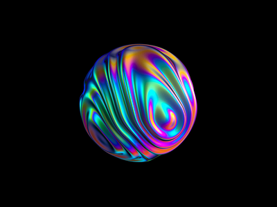 Orb 2/4 - VR branding 3d animation branding branding and identity cinema 4d iridescent octane orb transforming