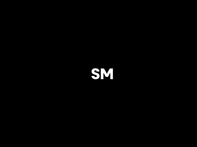 SenseMade shrink and expand animation animation black and white brand brand identity branding design expand logo logo animation logo transition san serif logo shrink transition typography