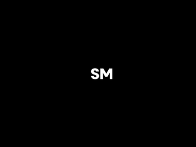 SenseMade shrink and expand animation animation black and white brand brand identity branding design expand logo logo animation logo transition san serif logo shrink transition typography