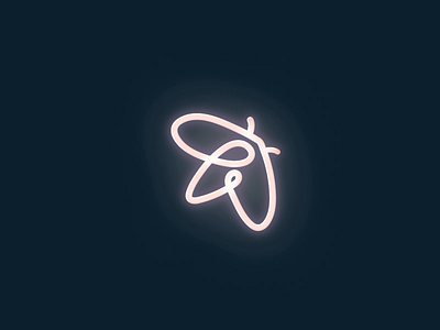 Firefly neon sign looping logo animation after effects animation bar blue brand brand identity branding design firefly gif line graphic line logo logo logo animation motiongraphics neon neon light pink restaurant