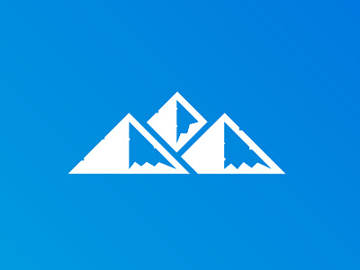 Winter Bouldering League climbing competition mountain icons brand climbing brand climbing competition geometric icon icon design iconography icons illustration logo mountain mountains rock climbing sport icon sports branding three vector white white and blue winter