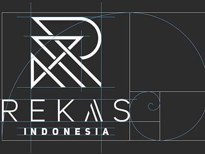 Rekas Indonesia Golden Section branding golden section indonesia line logo logo minimal logo rks