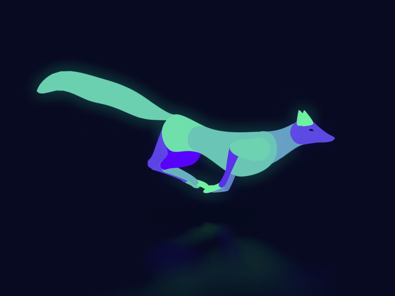 Running Fox by Kirill Pavlov on Dribbble