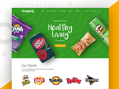 Landing Page - Healthy Living