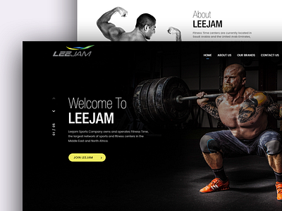 Fitness Landing Page fitness gym interface design landing page layout design responsive web design sports web design website