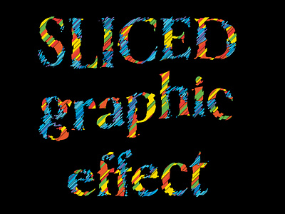 Sliced graphic effect 4