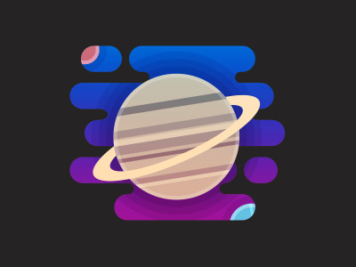 Saturn 100daysofillustration design illustration planets saturn