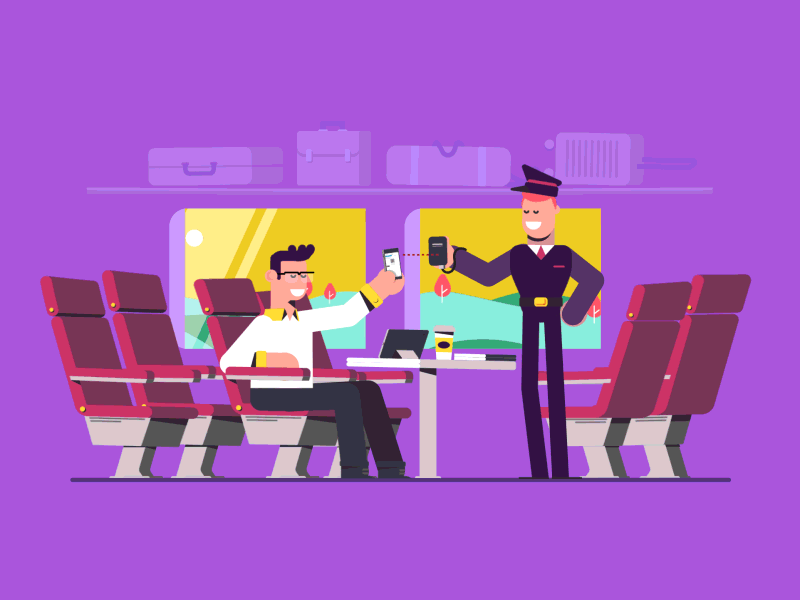 From Paris to Brussels paris train rig video explainer effects after ae duik gif animation character