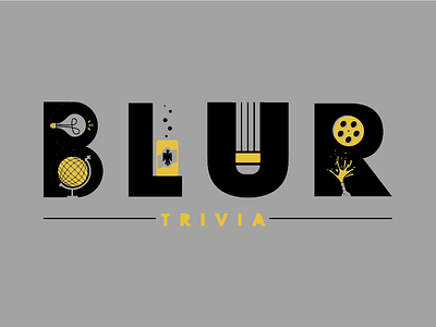 Blur Trivia bar beer branding champagne movies trivia