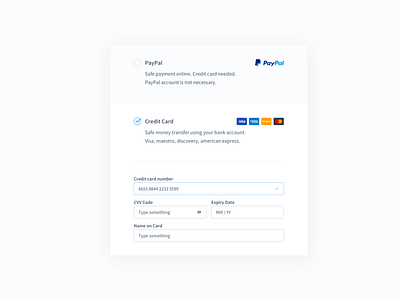 Payments Form