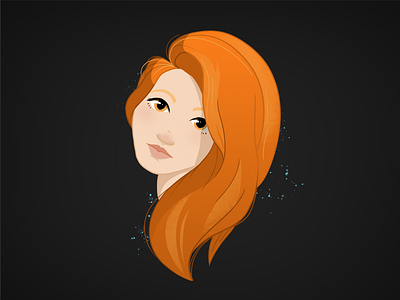 Stylised portrait illustration