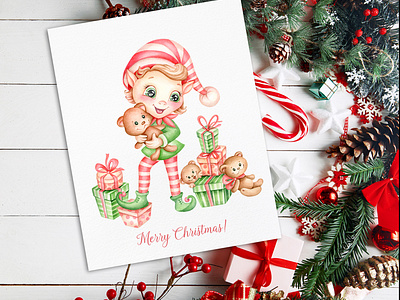 3 jobs for elves clipart