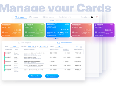 Banking app! Manage Credit cards & Accounts... bank account banking app cards creditcards dashboard finance app financial app financial dashboard fintech metryus personal banking ui design ux design wealth management wealth management app webdeisgn