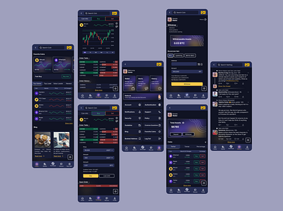 Coinina app design ui ux