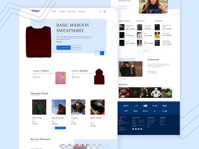 Fashion Website Landing Page